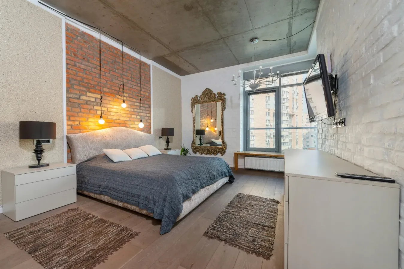 Contemporary Apartment Bedroom